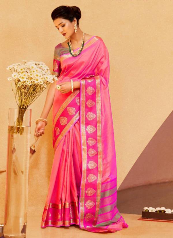Kundan Lichi Silk Festival Wear Fancy sarees Collection 106001-106008